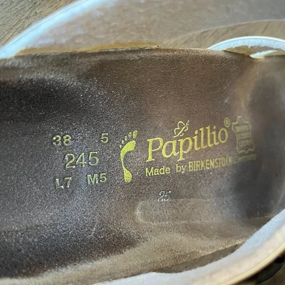 Papillio by Birkenstock Pisa Floral Print Sandals Size 38 Boho Comfort - Picture 3 of 6